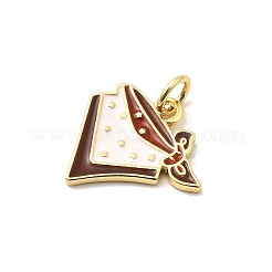 West Cowboy Brass Enamel Pendants&nbsp;KK-A268-04D-G