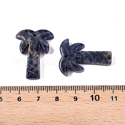 Natural Sodalite Coconut Tree Pendants&nbsp;G-N342-02A