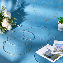 9Pcs 3 Colors 1.2MM Brass Necklace Making&nbsp;BJEW-CN0001-25