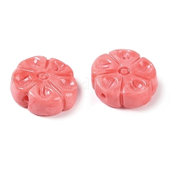 Synthetic Shell Dyed Carved Beads&nbsp;SHEL-H005-15