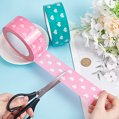 2 Roll 2 Colors Adhesive BOPP Packing Tape&nbsp;AJEW-GO0001-98