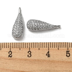 Brass Micro Pave Cubic Zirconia Pendants&nbsp;X-KK-H460-08P