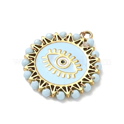 304 Stainless Steel Enamel Pendants&nbsp;STAS-P453-15G-05