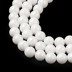 Cubic Zirconia Imitation Pearl Bead Strands&nbsp;ZIRC-P109-03B-09