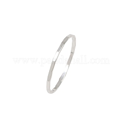 925 Sterling Silver Plain Band Finger Rings&nbsp;RJEW-P165-01B-S