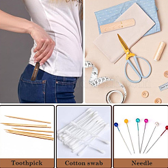 3pcs 3 Colors Sandalwood Leather Craft Sewing Needles Case Box&nbsp;AJEW-GF0011-72