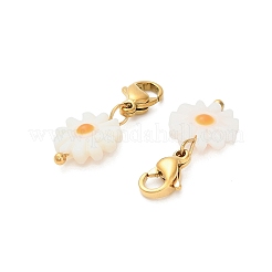 Shell Flower Pendant Decorations&nbsp;STAS-K306-66G