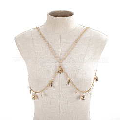 Sun Moon Star Alloy Tassel Double Layer Waist Chains&nbsp;FS-WG79E42-01