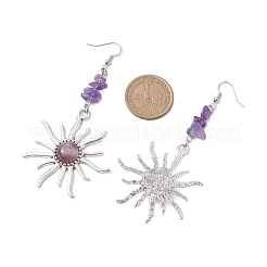 Gemstone Dangle Earrings&nbsp;EJEW-JE05766