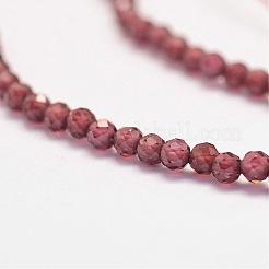 Natural Garnet Bead Strands&nbsp;G-P279-37-2mm