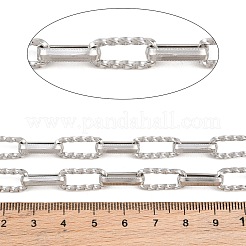 304 Stainless Steel Rectangle Link Chain&nbsp;SA-CBA23D8-02P
