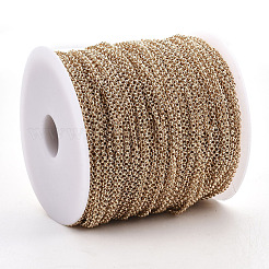 Soldered Brass Coated Iron Rolo Chains&nbsp;X-CH-S125-08A-LG