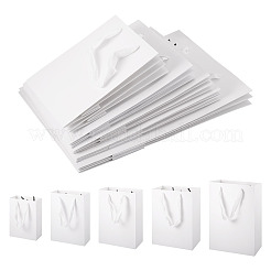 10Pcs 5 Sizes Kraft Paper Gift Shopping Bags Set&nbsp;ABAG-TA0002-23A