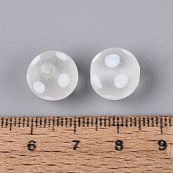 Frosted Handmade Lampwork Beads&nbsp;LAMP-Q039-10A