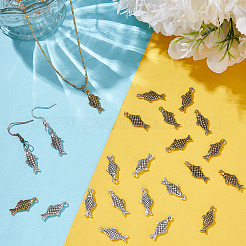 100Pcs 2 Styles Tibetan Style Alloy Pendants&nbsp;TIBEP-ME0001-13