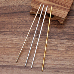 Iron Hair Stick Findings&nbsp;OHAR-PW0001-258