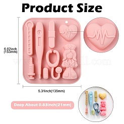 2Pcs Nurse Theme Silicone Fondant Molds&nbsp;ST-CJ0043-020