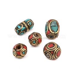 Handmade Tibetan Style Beads&nbsp;TIBEB-G001-M2