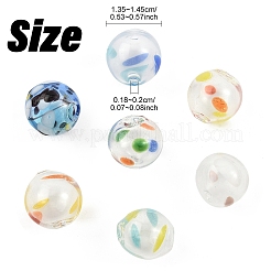 7Pcs 7 Colors Transparent Glass Beads&nbsp;GLAA-YW0005-59