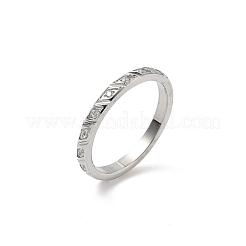 304 Stainless Steel Cubic Zirconia Finger Rings for Women&nbsp;RJEW-F189-01P