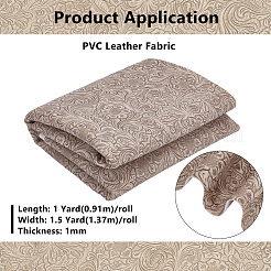 1 Yard PVC Leather Fabric&nbsp;PVC-BC0001-02A