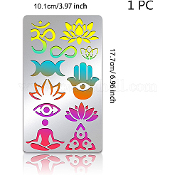 Chakra Stainless Steel Cutting Dies Stencils&nbsp;DIY-WH0242-238