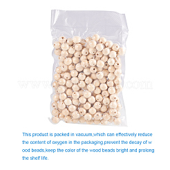 Round Unfinished Wood Beads&nbsp;WOOD-PH0008-10