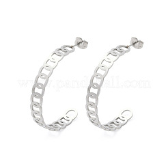 304 Stainless Steel Stud Earrings&nbsp;EJEW-Z089-12P