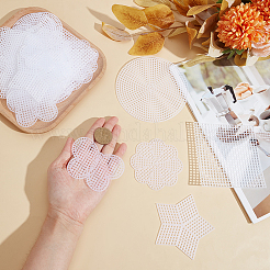 28Pcs 7 Styles DIY Plastic Canvas Shapes&nbsp;DIY-ME0001-48
