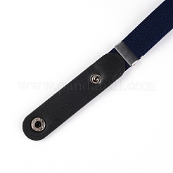 Unisex Adjustable No Buckle Imitation Leather Elastic Waist Belt&nbsp;AJEW-WH0182-80A