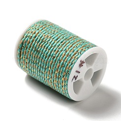 1 Roll 4-Ply Polycotton Cord with Metallic Thread&nbsp;OCOR-PH0004-11B