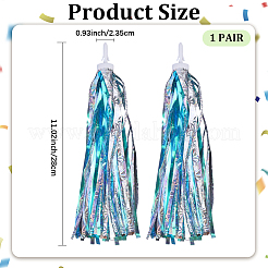 Kids Plastic Tassel Ribbon&nbsp;AJEW-CN0006-63A