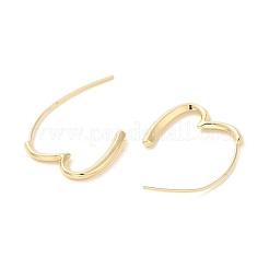 Brass Studs Earrings&nbsp;EJEW-Z044-01A