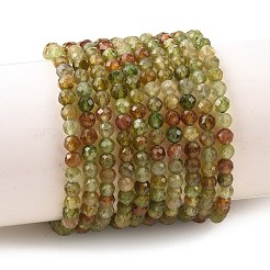 Natural Green Tourmaline Beads Strands&nbsp;G-Z106-A07-4mm