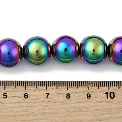 Electroplated Synthetic Non-magnetic Hematite Beads Strands&nbsp;G-H327-D02-05B