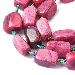Natural Agate Beads Strands&nbsp;G-P605-A01-01