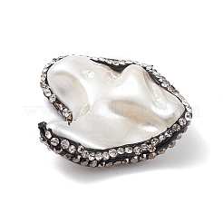 Electroplated Natural Freshwater Shell Nuggets Beads&nbsp;SHEL-F005-09B
