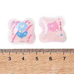 Printed Opaque Acrylic Beads&nbsp;AC-CBA6251-05