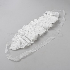 Detachable Polyester Lace False Collar&nbsp;AJEW-WH20018-338