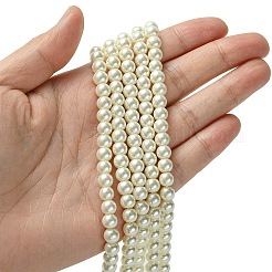 Eco-Friendly Dyed Glass Pearl Round Beads Strands&nbsp;HY-A008-6mm-RB011