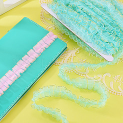 10M Double Layer Polyester Lace Ribbon&nbsp;OCOR-TA0004-14E