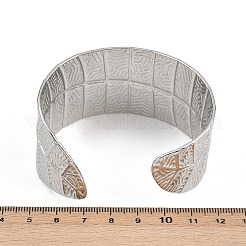304 Stainless Steel Cuff Bangles for Women&nbsp;BJEW-P362-01P