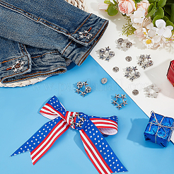 10Pcs Star Alloy Lapel Pin Backs for Backpack Clothes&nbsp;JEWB-PH0001-43S