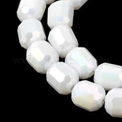 Electroplate Column Glass Beads Strands&nbsp;EGLA-A043-02-M