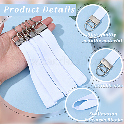 12Pcs Polyester Wristband Keychains&nbsp;KEYC-SP00007
