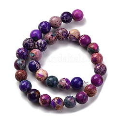 Dyed Natural Regalite/Imperial Jasper/Sea Sediment Jasper Beads Strands&nbsp;G-B124-C02-09