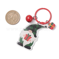Christmas Acrylic & Resin Pendant Decoration&nbsp;HJEW-JM04303-02