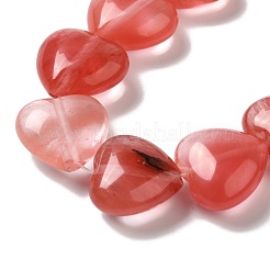 Cherry Quartz Glass Beads Strands&nbsp;G-K335-01G