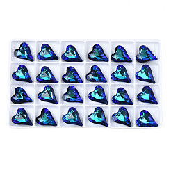 96Pcs Electroplated K9 Glass Pendants&nbsp;EGLA-N006-029