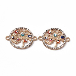 Alloy Crystal Rhinestones Connector Charms&nbsp;FIND-A024-68A-KCG